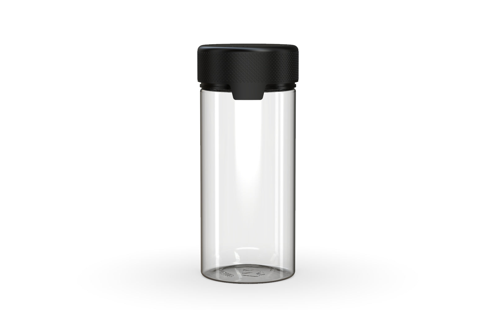 240CC/8FL.OZ/240ML Aviator CR - Container - Clear Natural With Opaque Black Lid