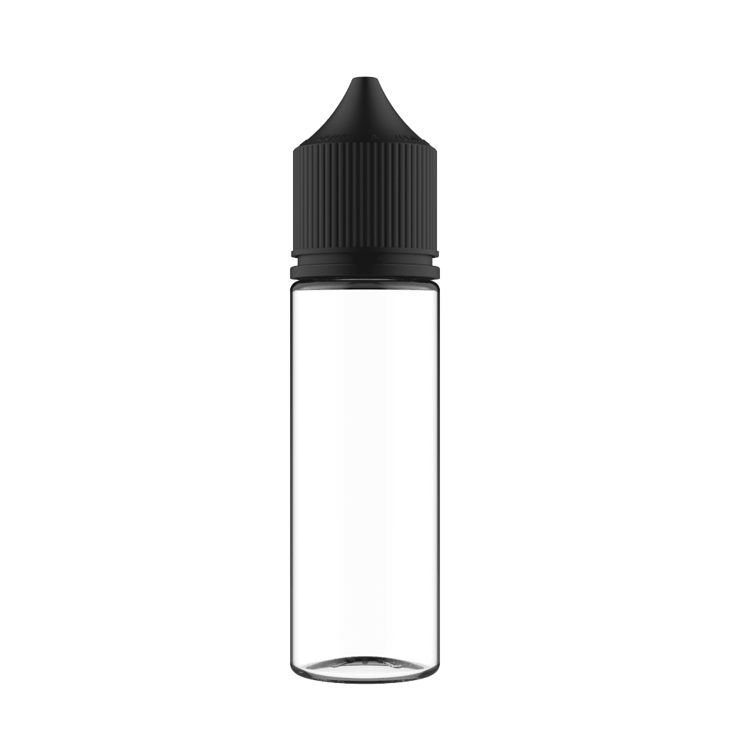 Chubby Gorilla - 50ML Unicorn Bottle - Clear Bottle / Black Cap - V3 - Copackr.com