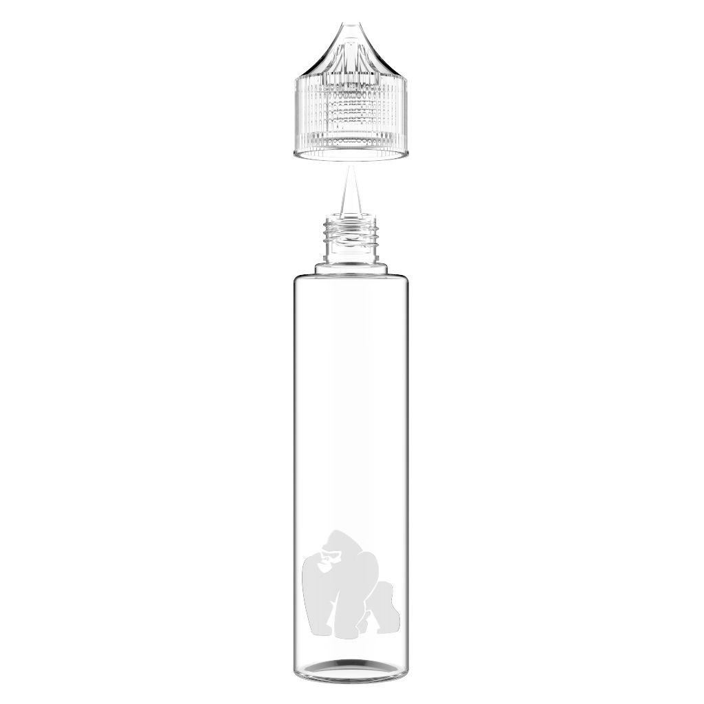 Chubby Gorilla - 60ML "SOFT" Unicorn Bottle - Transparent - Copackr.com