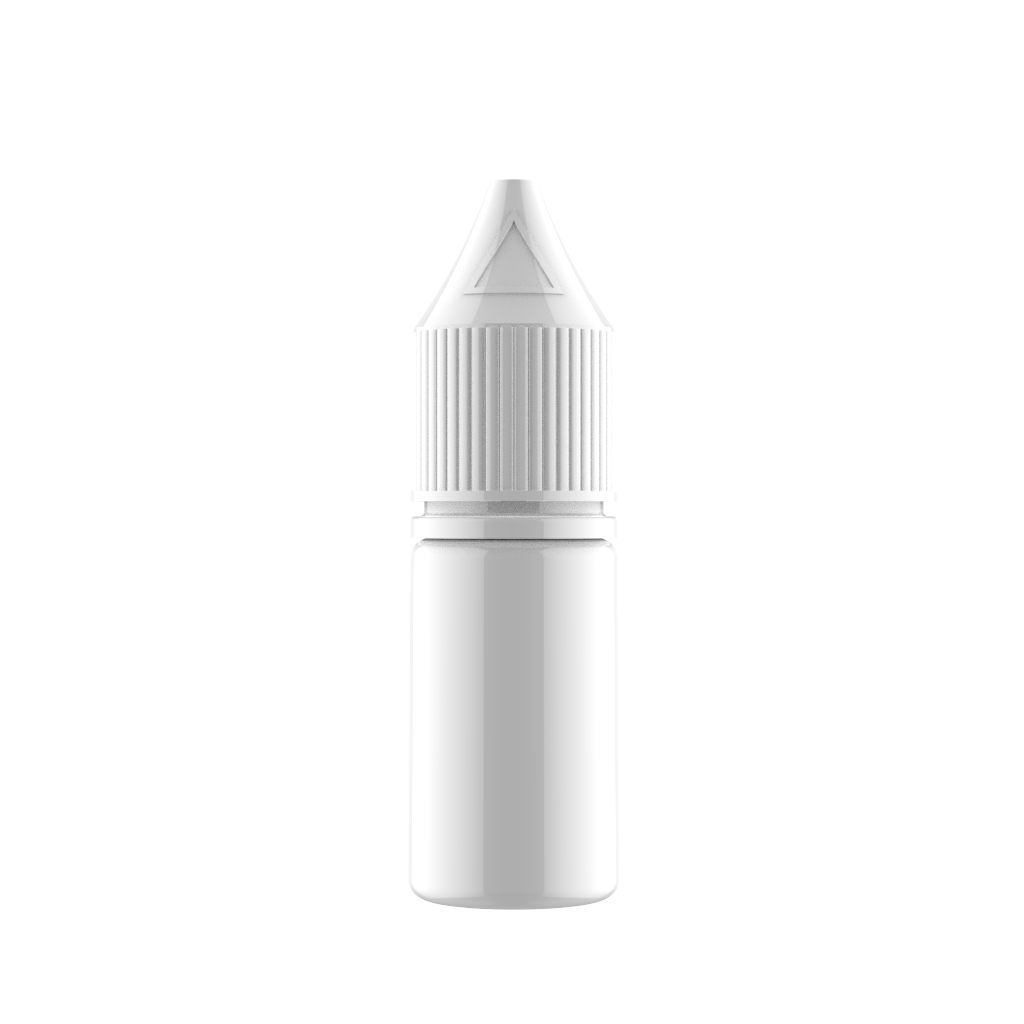 Chubby Gorilla - 10ML Unicorn Bottle - Solid White Bottle / White Cap - V3 - Copackr.com