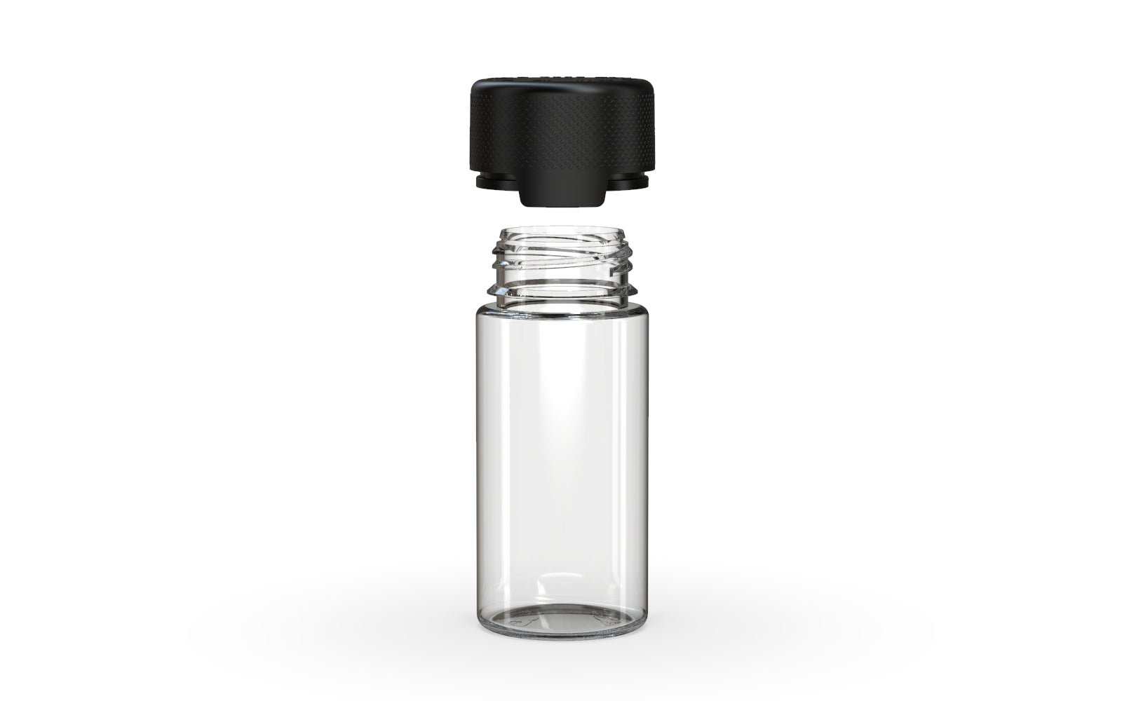 Chubby Gorilla - 100ML Aviator Bottle - Clear Natural Bottle / Opaque Black Cap