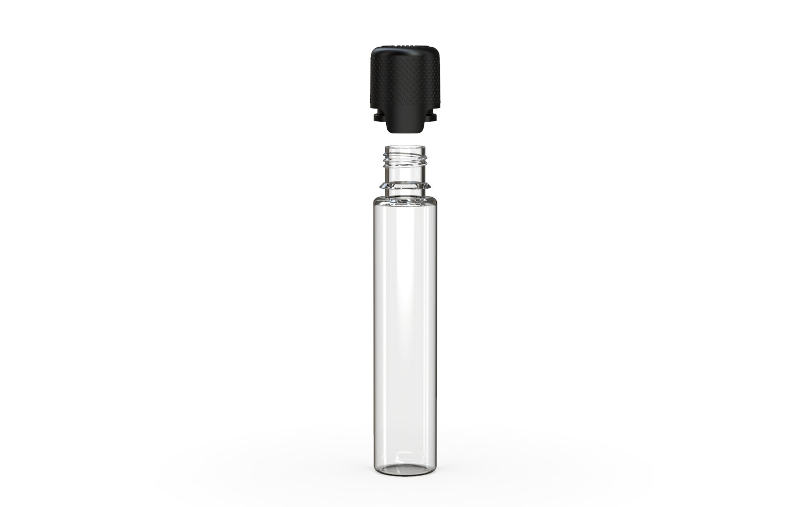 Chubby Gorilla - 30ML Aviator Bottle - Clear Natural Bottle / Opaque Black Cap