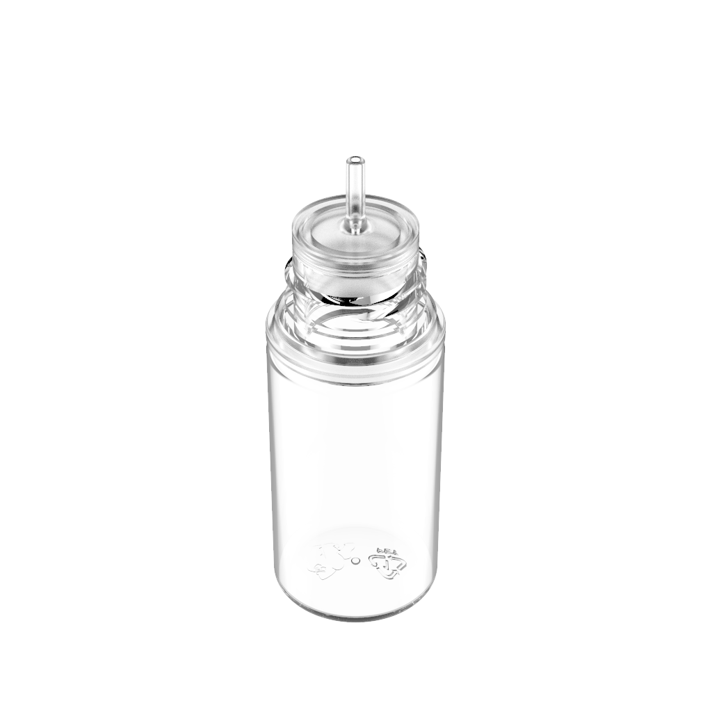 Chubby Gorilla Chubby Gorilla - 30ML Stubby Unicorn Bottle - Clear Bottle / Natural Cap - V3