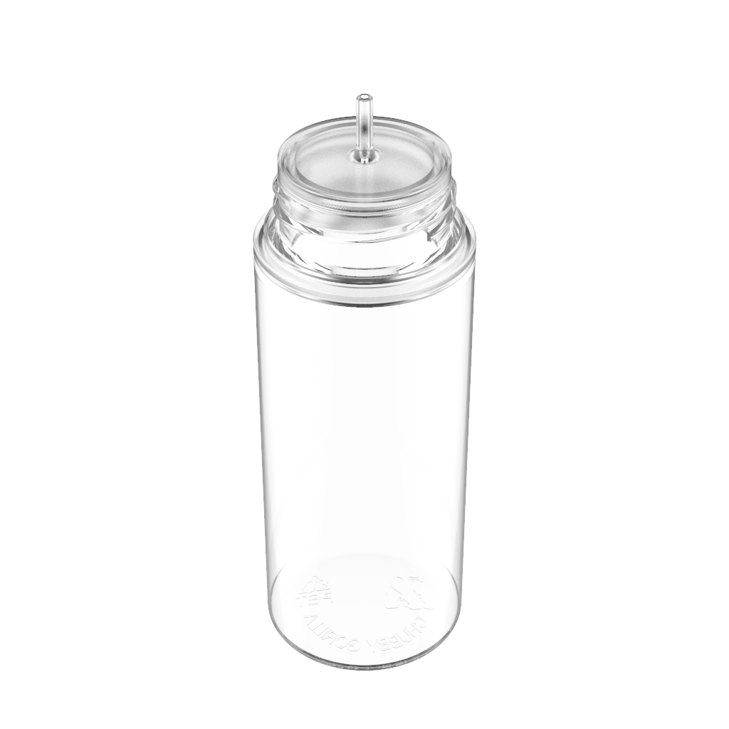 Chubby Gorilla - 120ML Unicorn Bottle - Clear Bottle / Natural Cap - V3 - Copackr.com