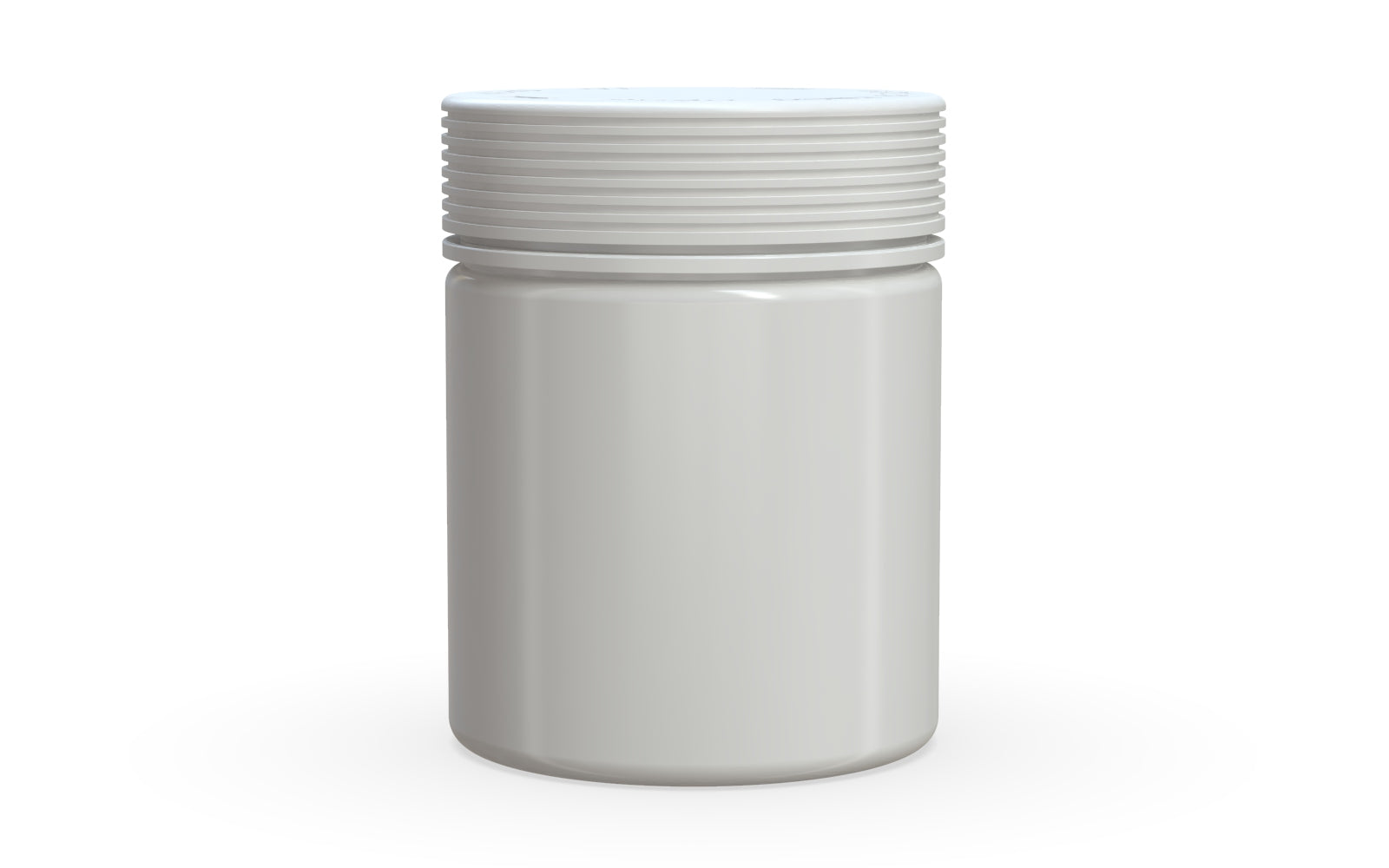 550CC/18.5FL.OZ  Spiral CR - XL Container With Inner Seal & Tamper - Opaque White With Opaque White Lid