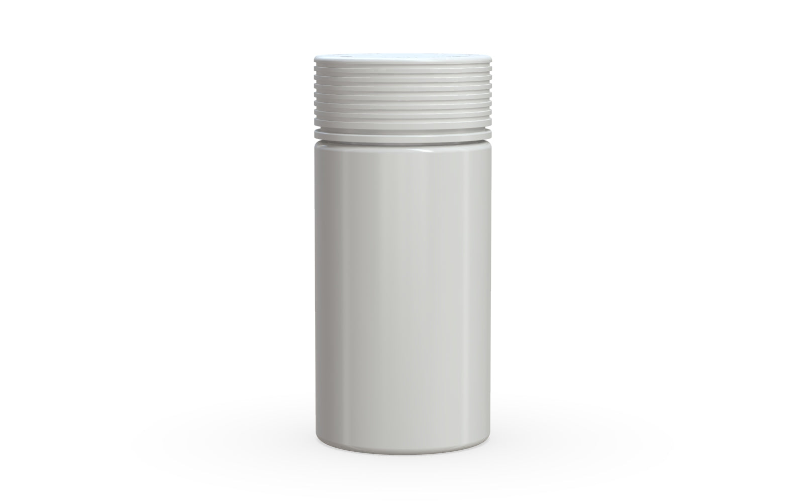 180CC/6FL.OZ Spiral CR - Container With Inner Seal & Tamper - Opaque White With Opaque White Lid