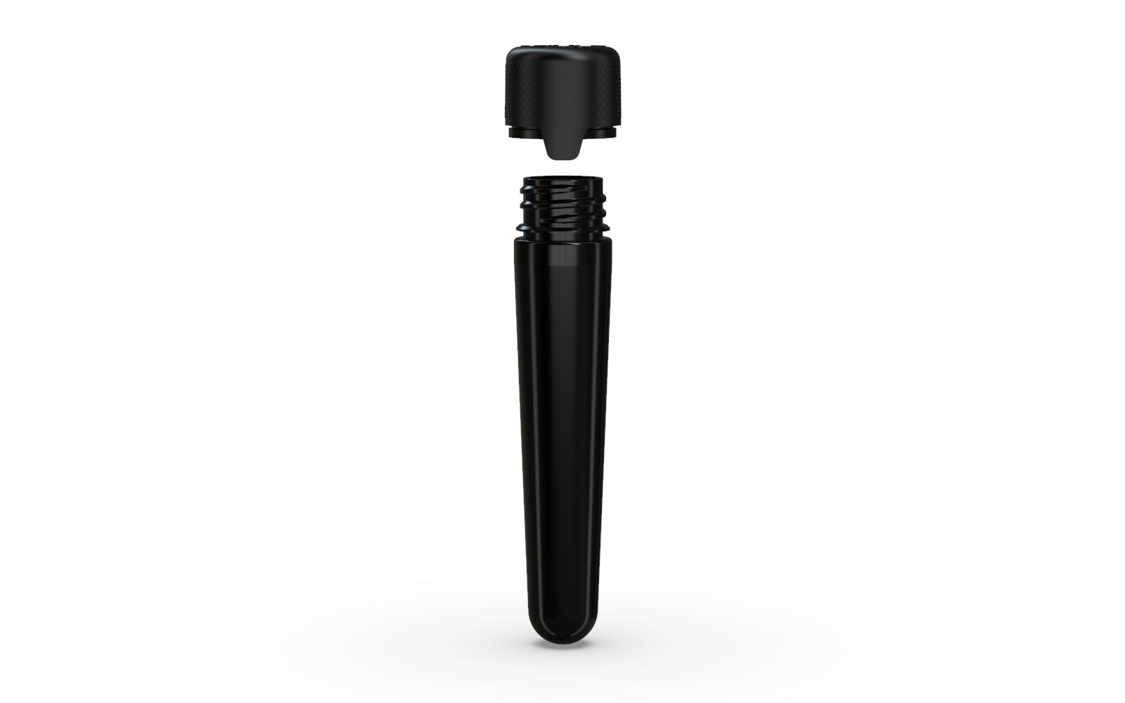 Aviator CR - Tube 100MM with Inner Seal & Tamper - Opaque Black with Opaque Black Lid