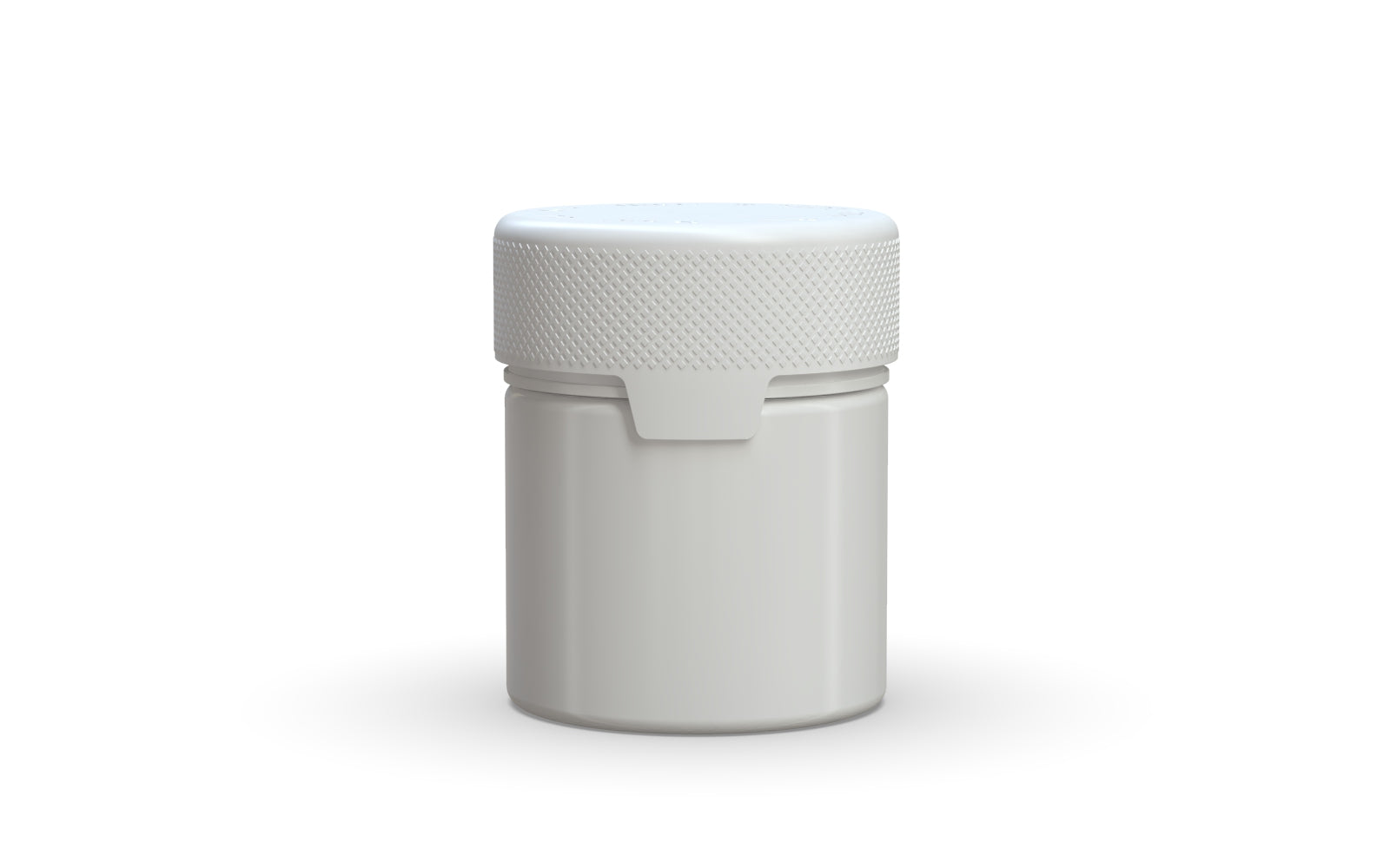 90CC/3FL.OZ/90ML Aviator CR - Container With Inner Seal & Tamper - Opaque White With Opaque White Lid