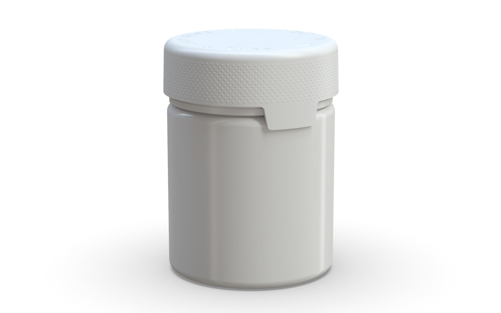 550CC/18.5FL.OZ/550ML Aviator CR - XL Container With Inner Seal & Tamper - Opaque White With Opaque White Lid
