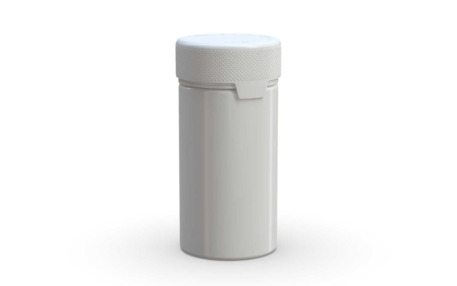 180CC/6FL.OZ/180ML Aviator CR - Container With Inner Seal & Tamper - Opaque White With Opaque White Lid
