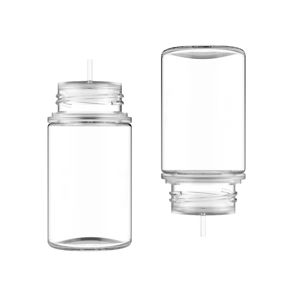 Chubby Gorilla - 75ML Stubby Unicorn Bottle - Clear Bottle / Natural Cap - V3 - Copackr.com