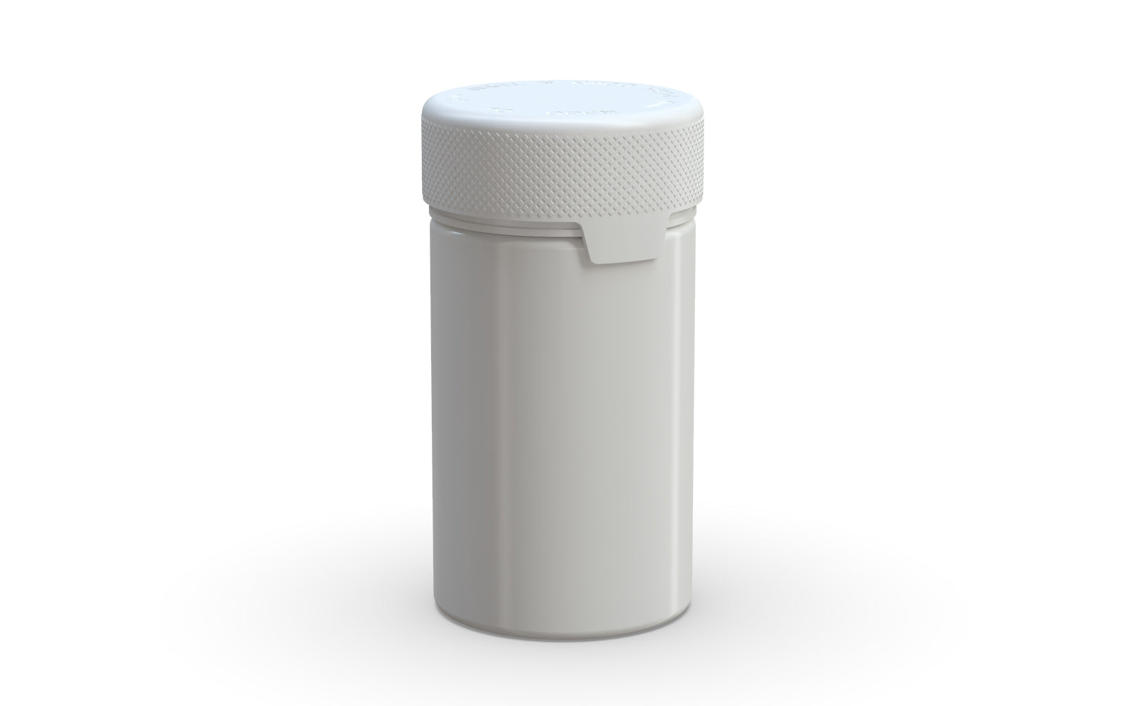 150CC/5OZ/150ML Aviator CR - Container With Inner Seal & Tamper - Opaque White With Opaque White Lid