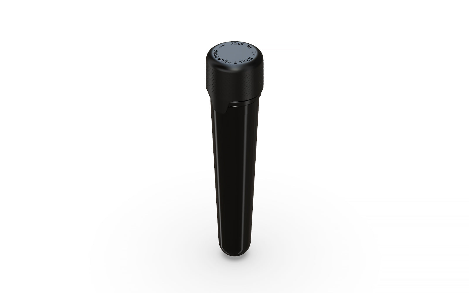 Aviator CR - Tube 100MM with Inner Seal & Tamper - Opaque Black with Opaque Black Lid