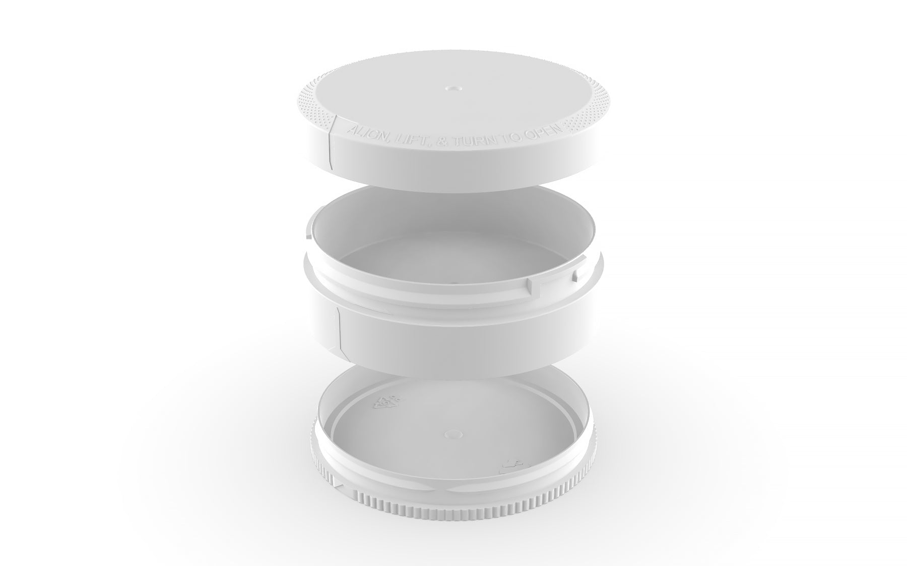 Pouch Container by Chubby Gorilla® - Opaque White