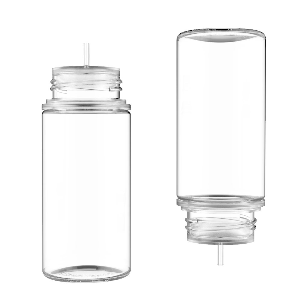 Chubby Gorilla - 100ML Unicorn Bottle - Clear Bottle / Natural Cap - V3 - Copackr.com