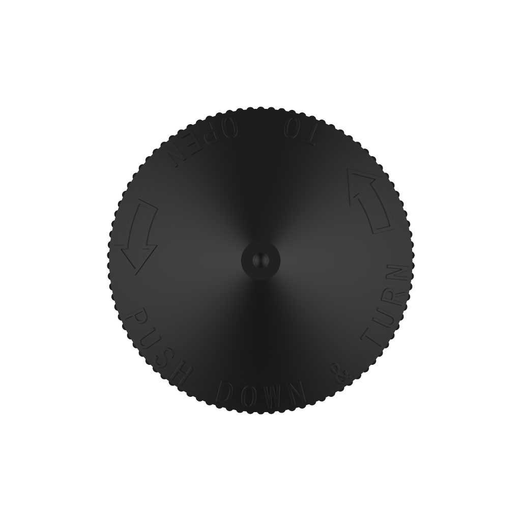 Chubby Gorilla - 200ML Unicorn Bottle - Transparent Black Bottle / Black Cap - V3 - Copackr.com