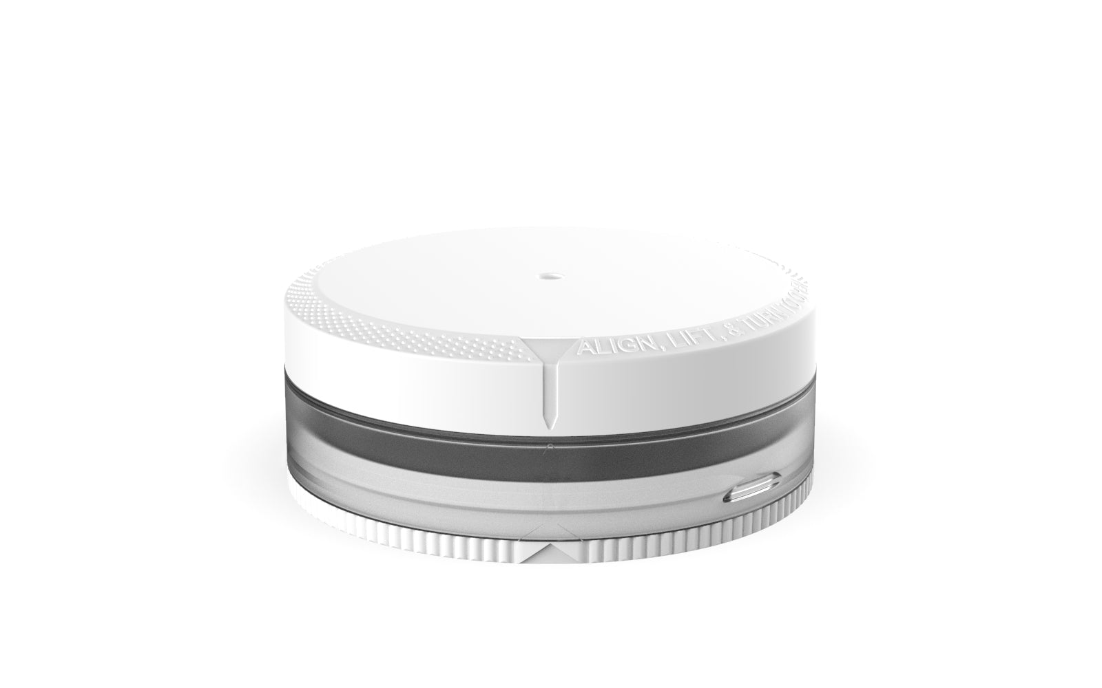 Pouch Container by Chubby Gorilla® - Clear Transparent - Opaque White Top & Bottom