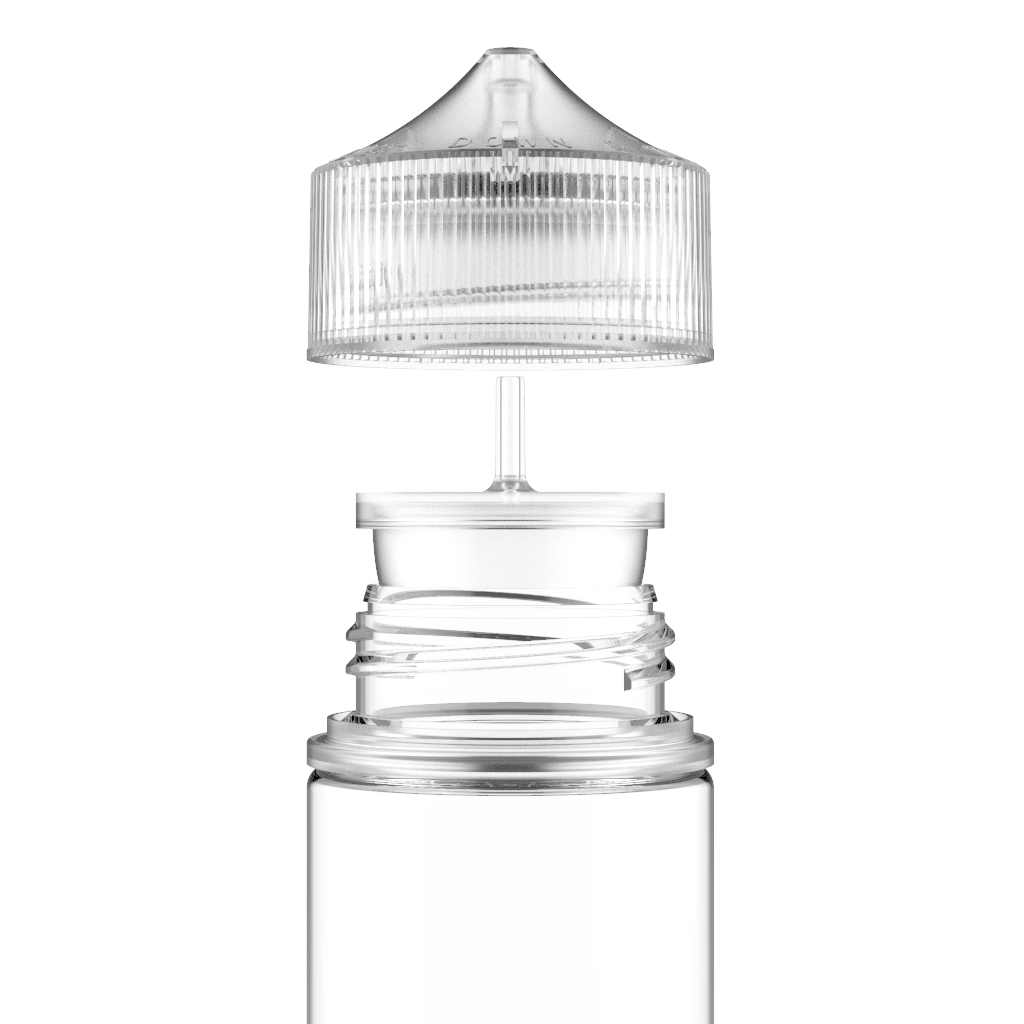 Chubby Gorilla - 75ML Stubby Unicorn Bottle - Clear Bottle / Natural Cap - V3 - Copackr.com