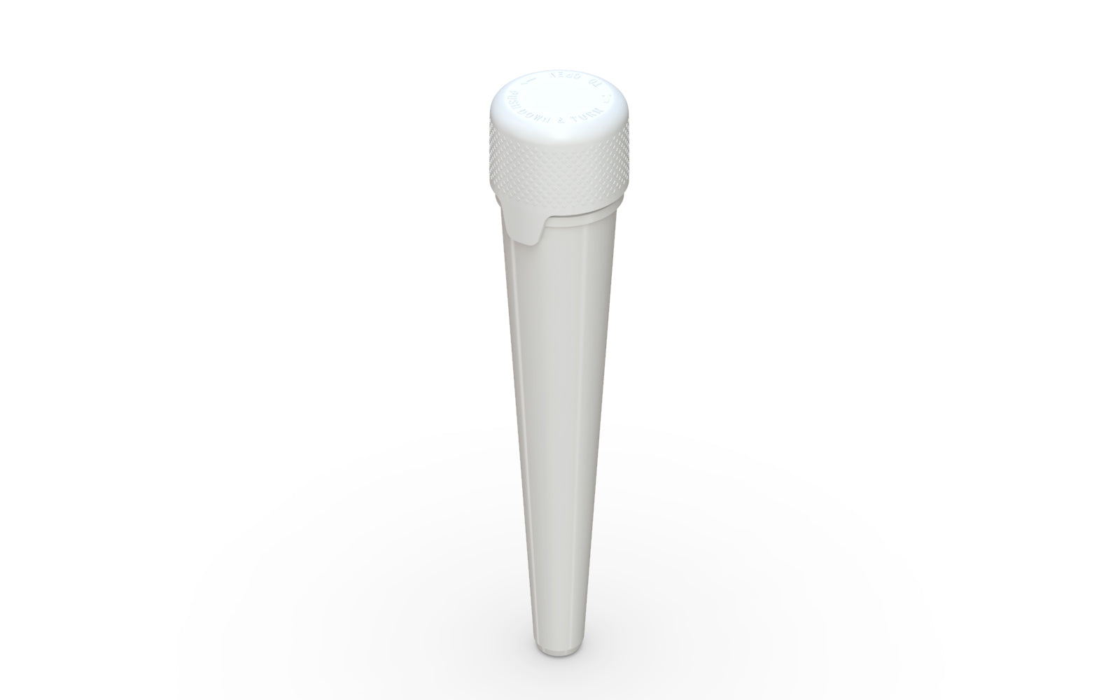 Aviator CR - Tube 113MM with Inner Seal & Tamper - Translucent Amber with Opaque Black Lid