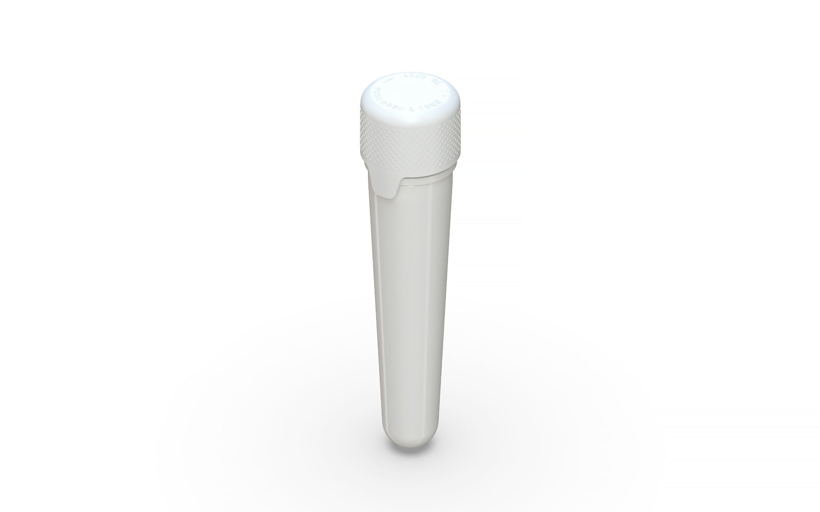 Aviator CR - Tube 100MM with Inner Seal & Tamper - Opaque White with Opaque White Lid