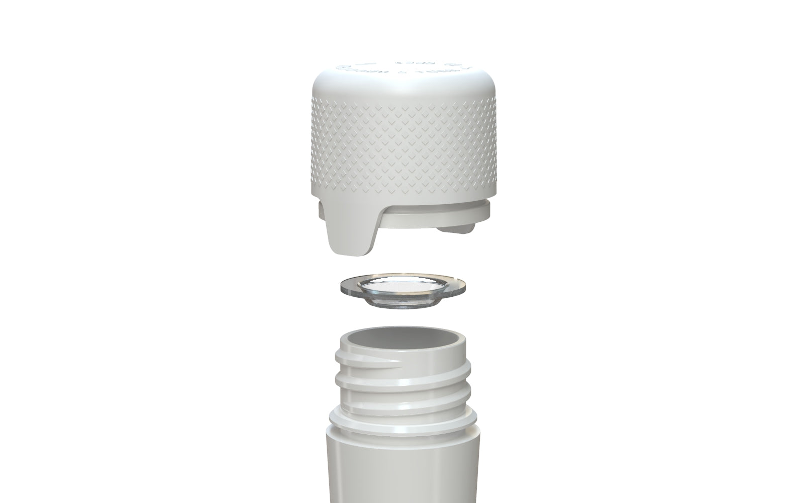 Aviator CR - Tube 113MM with Inner Seal & Tamper - Translucent Amber with Opaque Black Lid