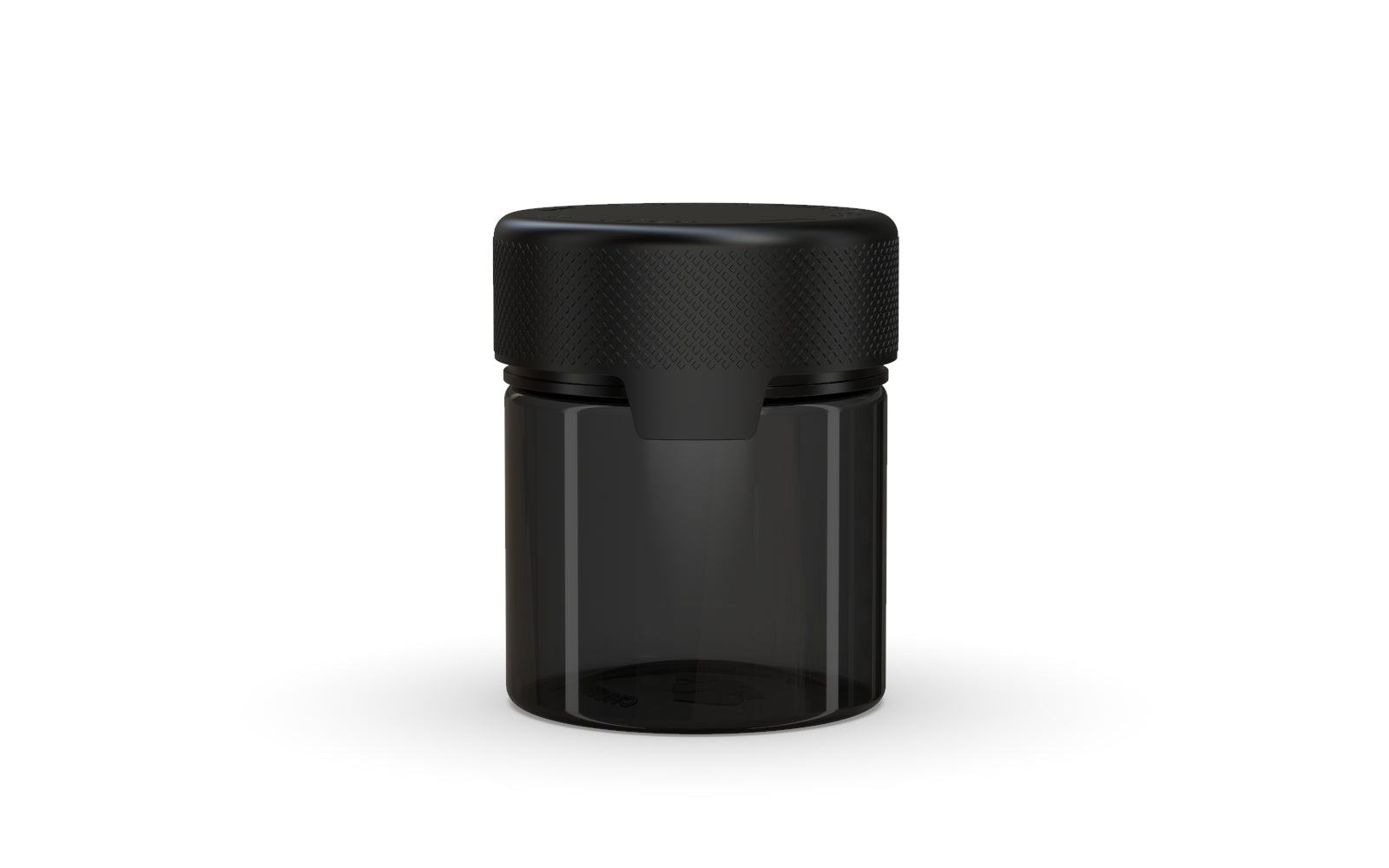 90CC/3FL.OZ/90ML Aviator CR - Container With Inner Seal & Tamper - Translucent Black With Opaque Black Lid