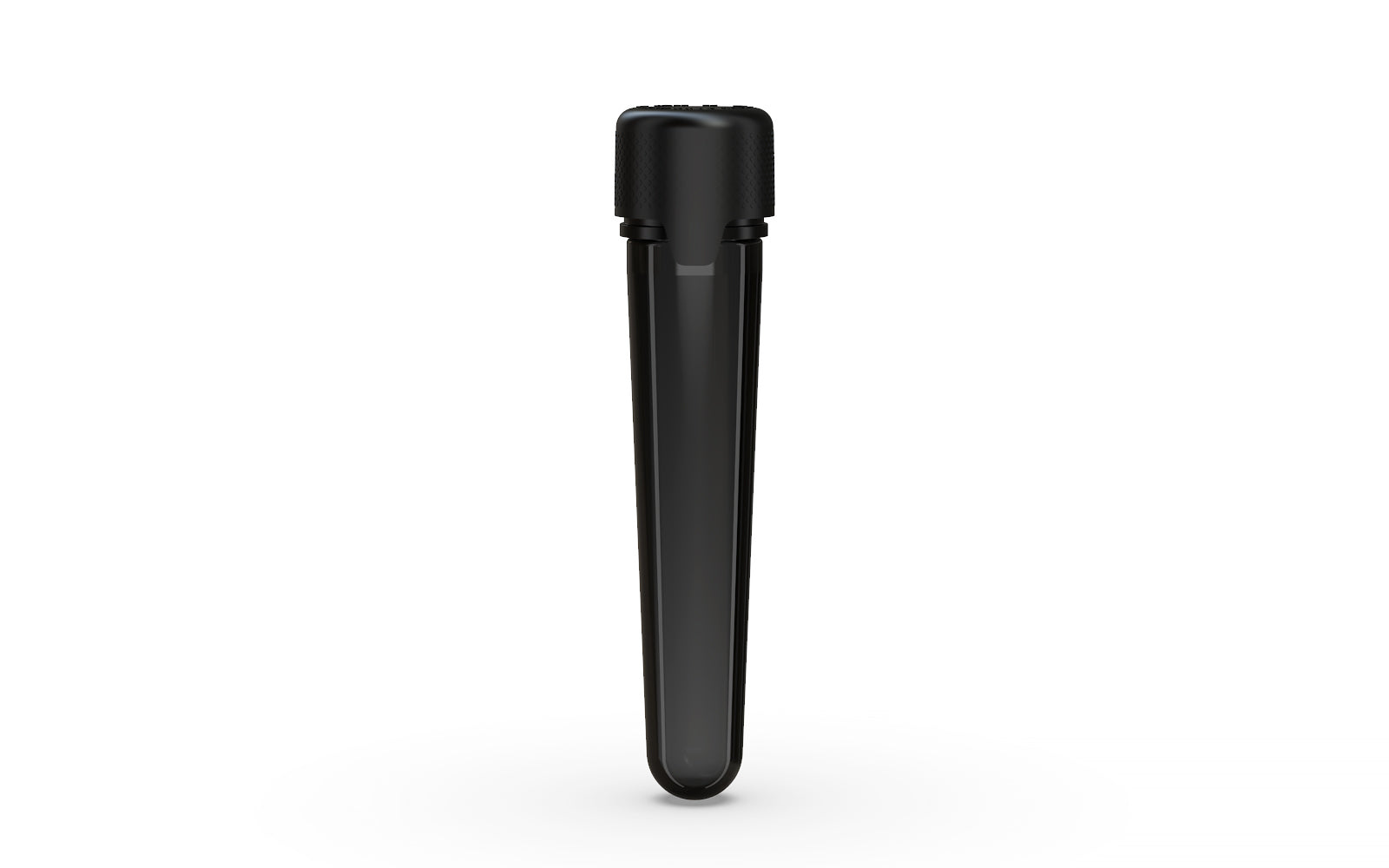 Aviator CR - Tube 100MM with Inner Seal & Tamper - Translucent Black with Opaque Black Lid