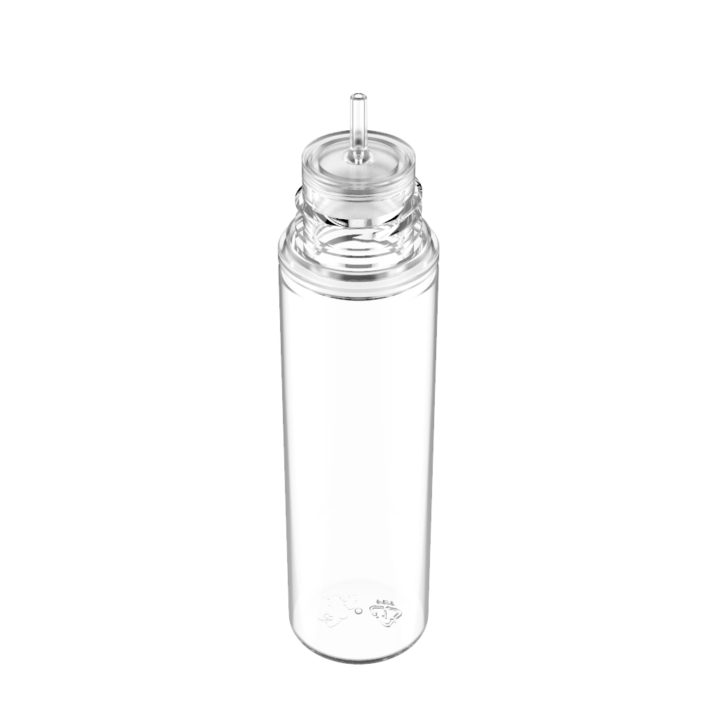 Chubby Gorilla - 60ML Unicorn Bottle - Clear Bottle / Natural Cap - V3 - Copackr.com
