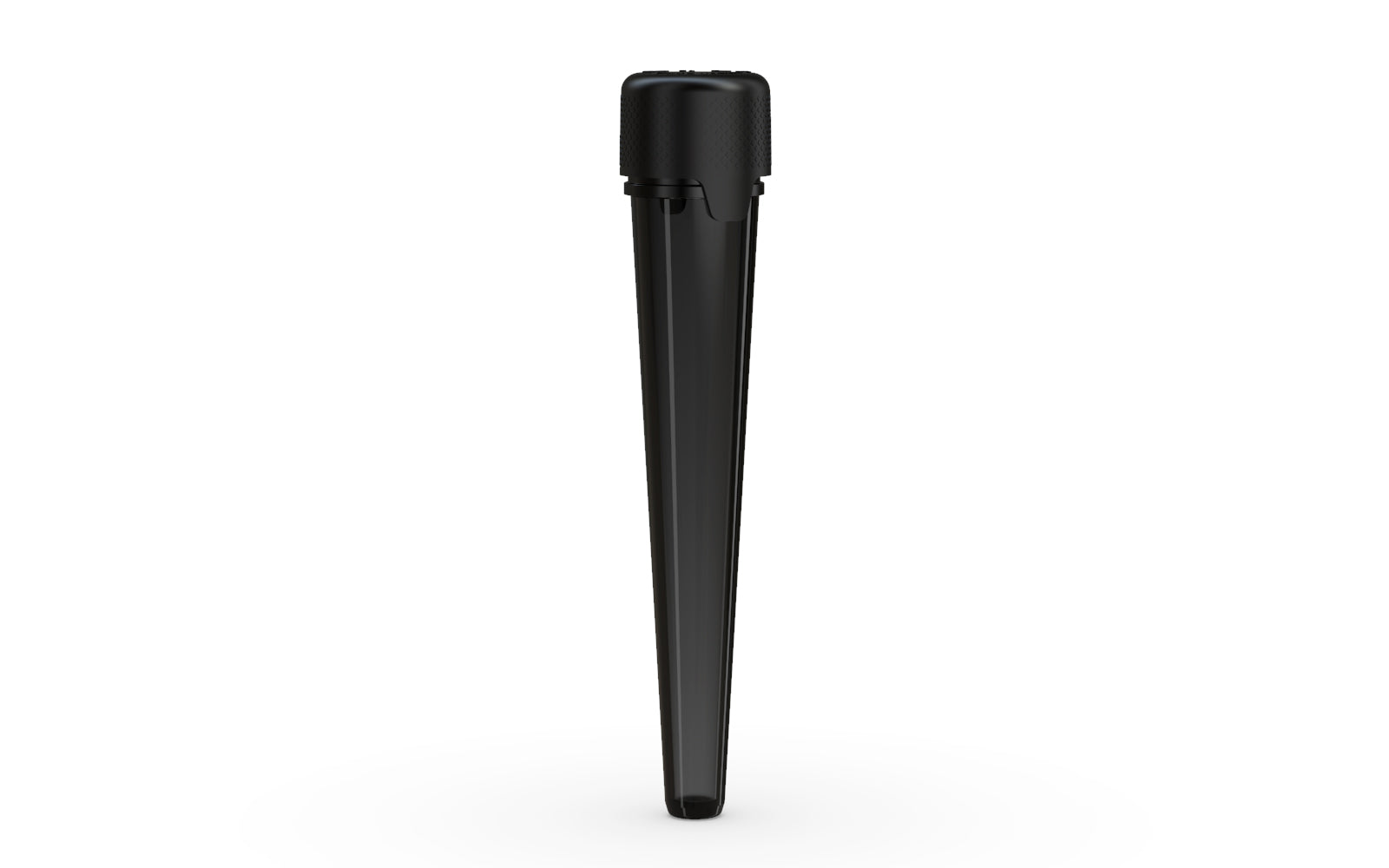 Aviator CR - Tube 113MM with Inner Seal & Tamper - Translucent Black with Opaque Black Lid