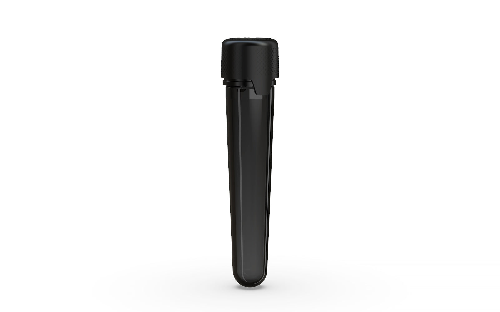 Aviator CR - Tube 100MM with Inner Seal & Tamper - Translucent Black with Opaque Black Lid