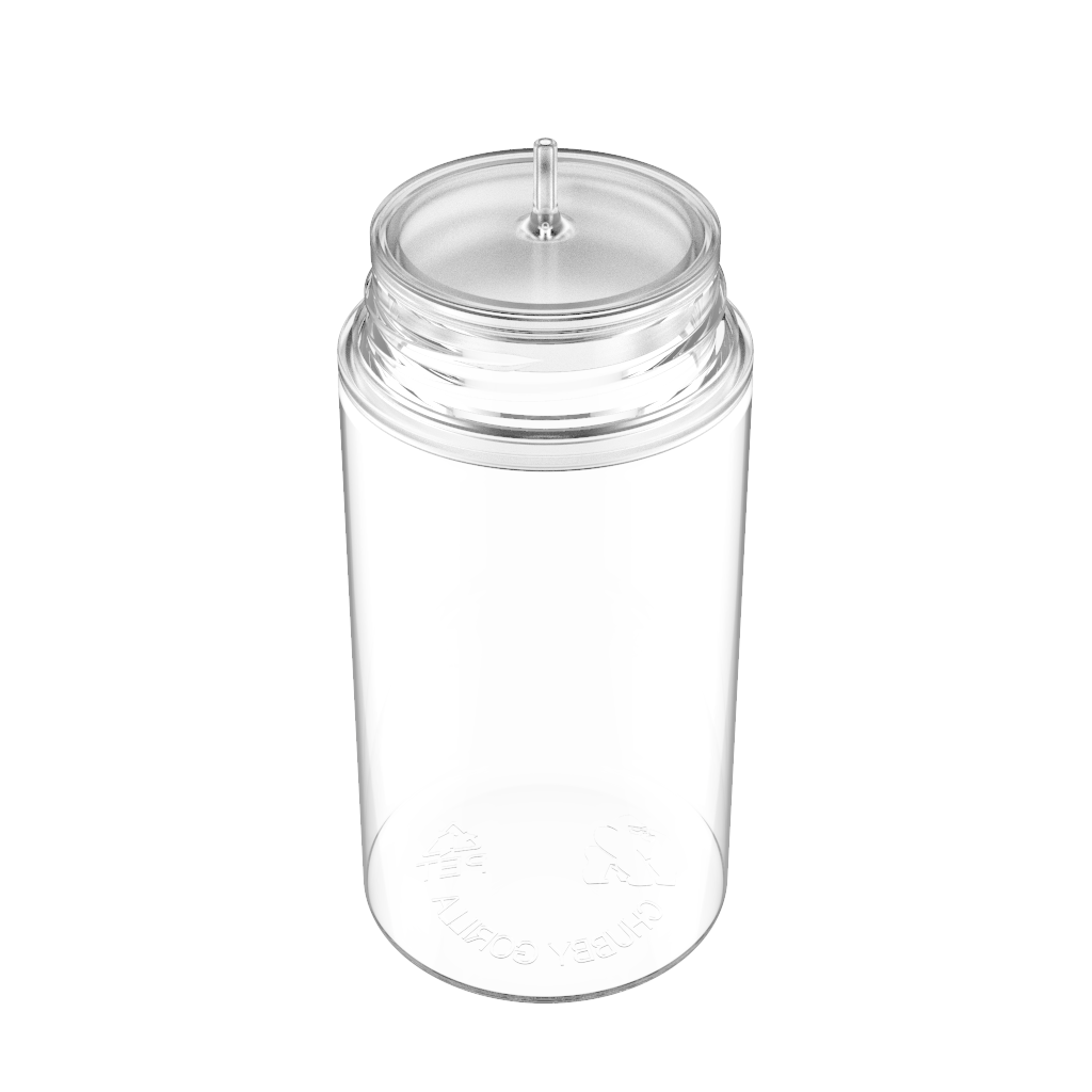 Chubby Gorilla - 200ML Unicorn Bottle - Clear Bottle / Natural Cap - V3 - Copackr.com