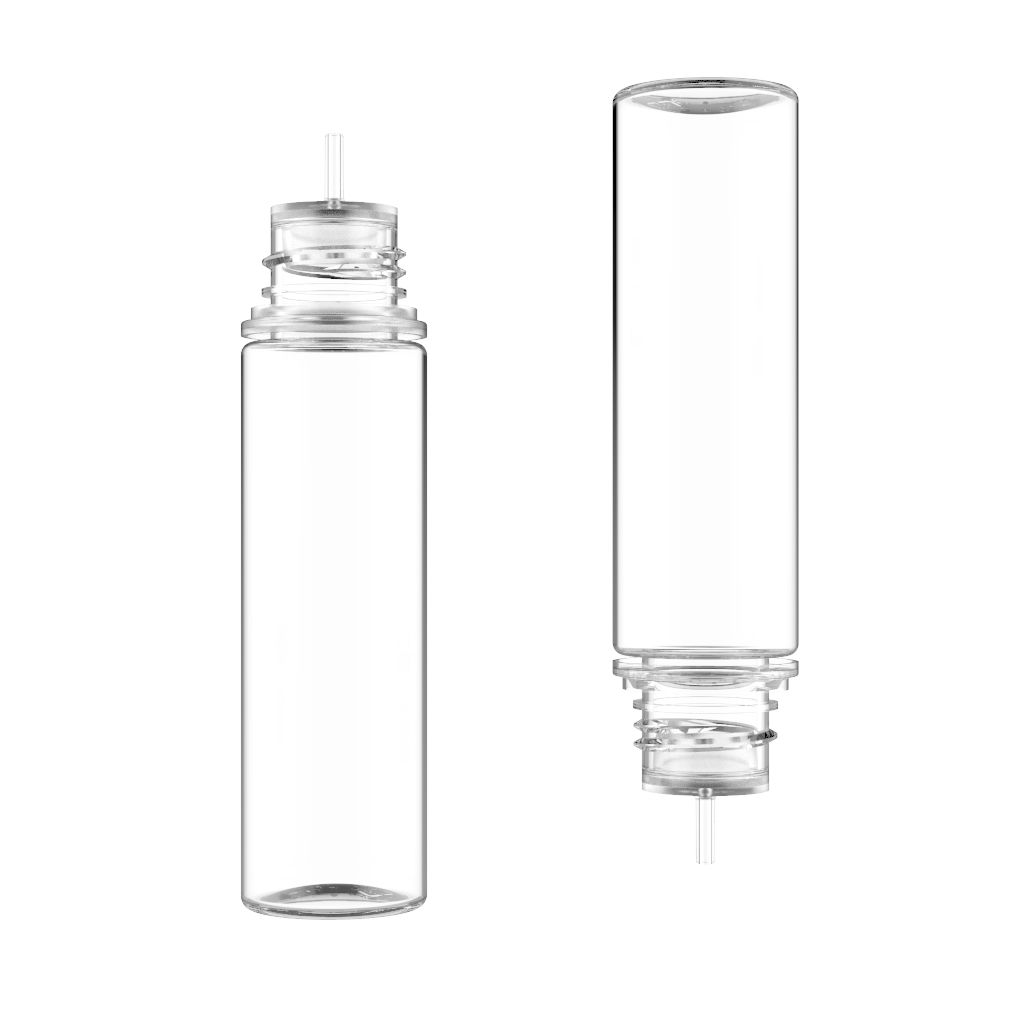 Chubby Gorilla - 60ML Unicorn Bottle - Clear Bottle / Natural Cap - V3 - Copackr.com