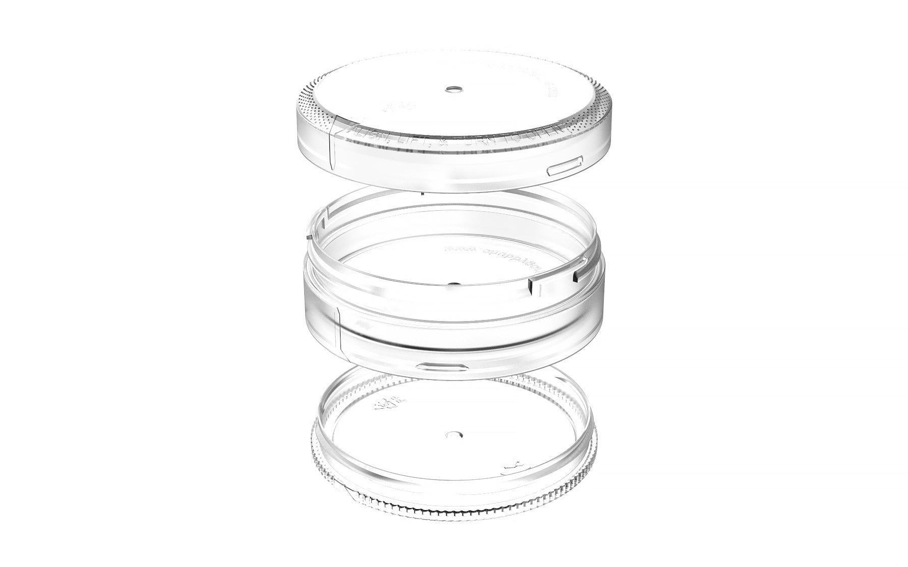 Pouch Container by Chubby Gorilla® - Clear Transparent