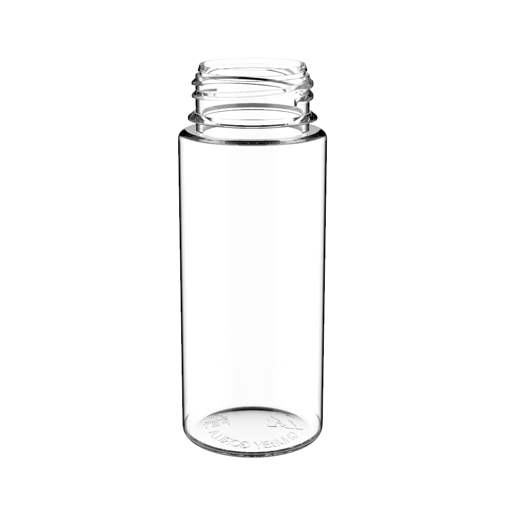 Chubby Gorilla Chubby Gorilla - 120ML Unicorn Bottle - Clear Bottle / White Cap - V3