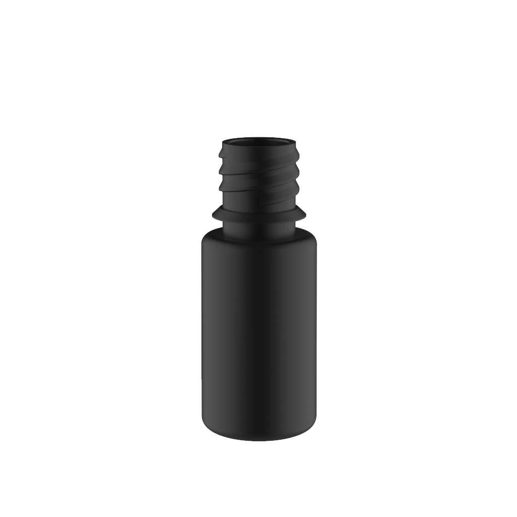 Chubby Gorilla - 10ML Unicorn Bottle - Solid Black Bottle / Black Cap - V3 - Copackr.com