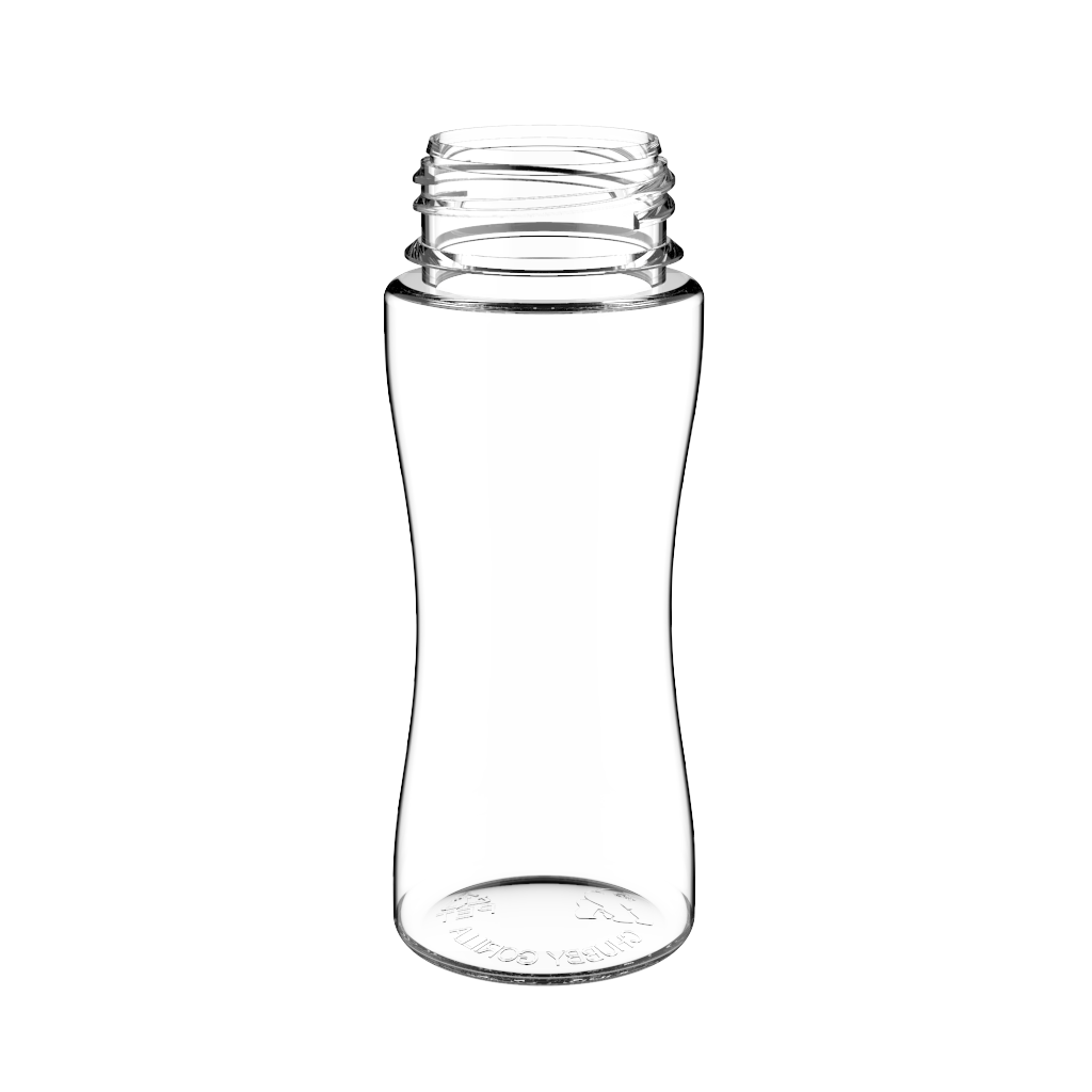 Chubby Gorilla Chubby Gorilla - 120ML Unicorn Bottle - Clear Bottle / White Cap - V3
