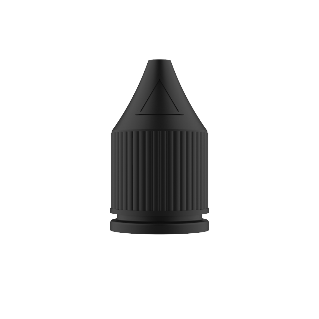 Chubby Gorilla - 10ML Unicorn Bottle - Solid Black Bottle / Black Cap - V3 - Copackr.com