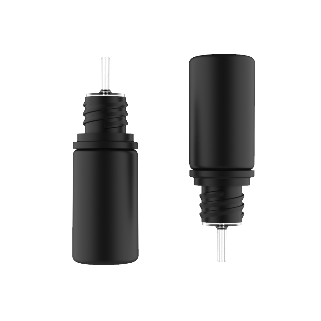 Chubby Gorilla - 10ML Unicorn Bottle - Solid Black Bottle / Black Cap - V3 - Copackr.com