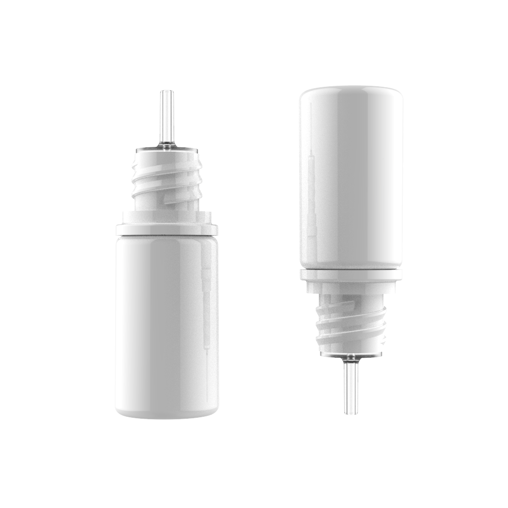 Chubby Gorilla - 10ML Unicorn Bottle - Solid White Bottle / White Cap - V3 - Copackr.com