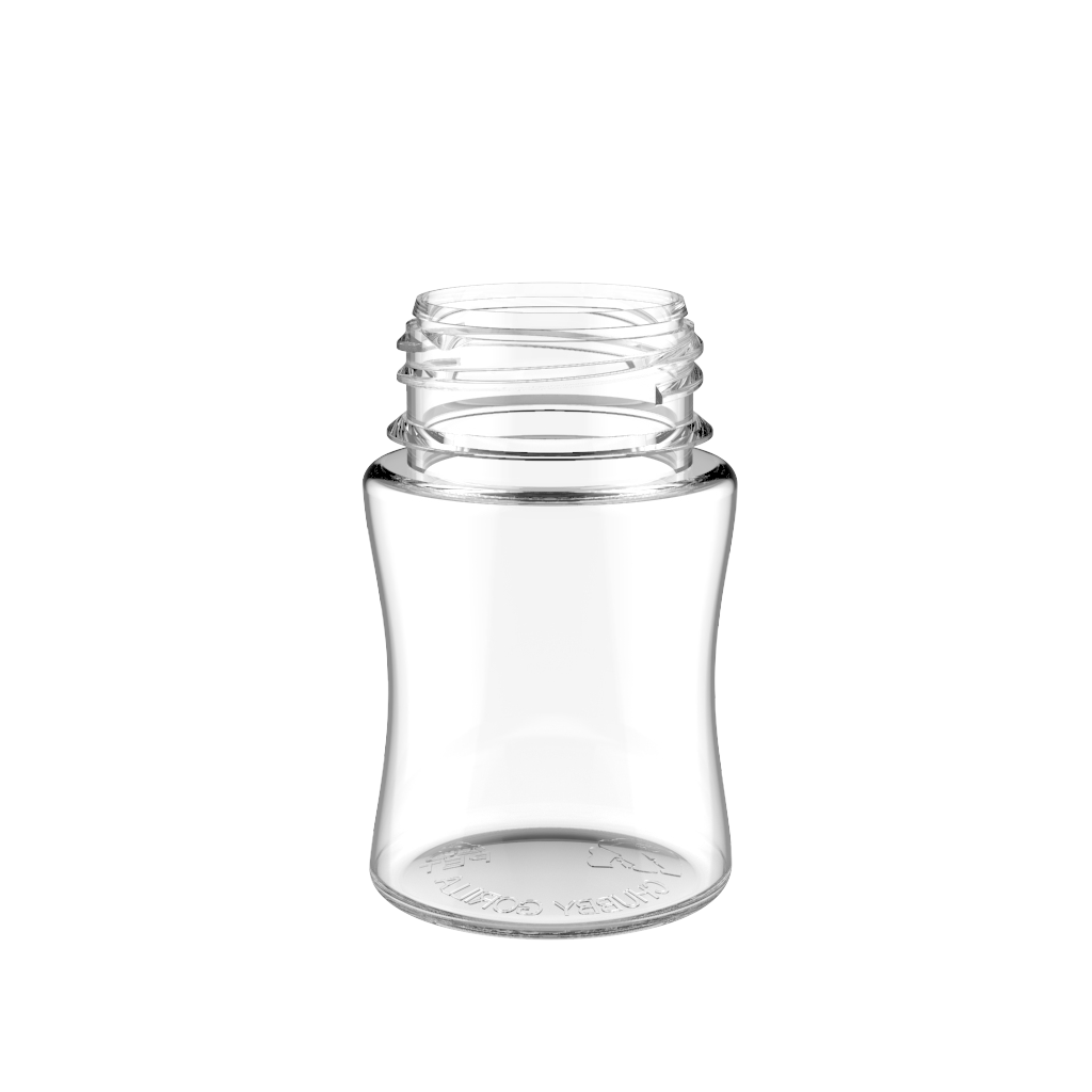 Chubby Gorilla - 60ML Stubby Unicorn Bottle - Clear Bottle / Natural Cap - V3 - Copackr.com