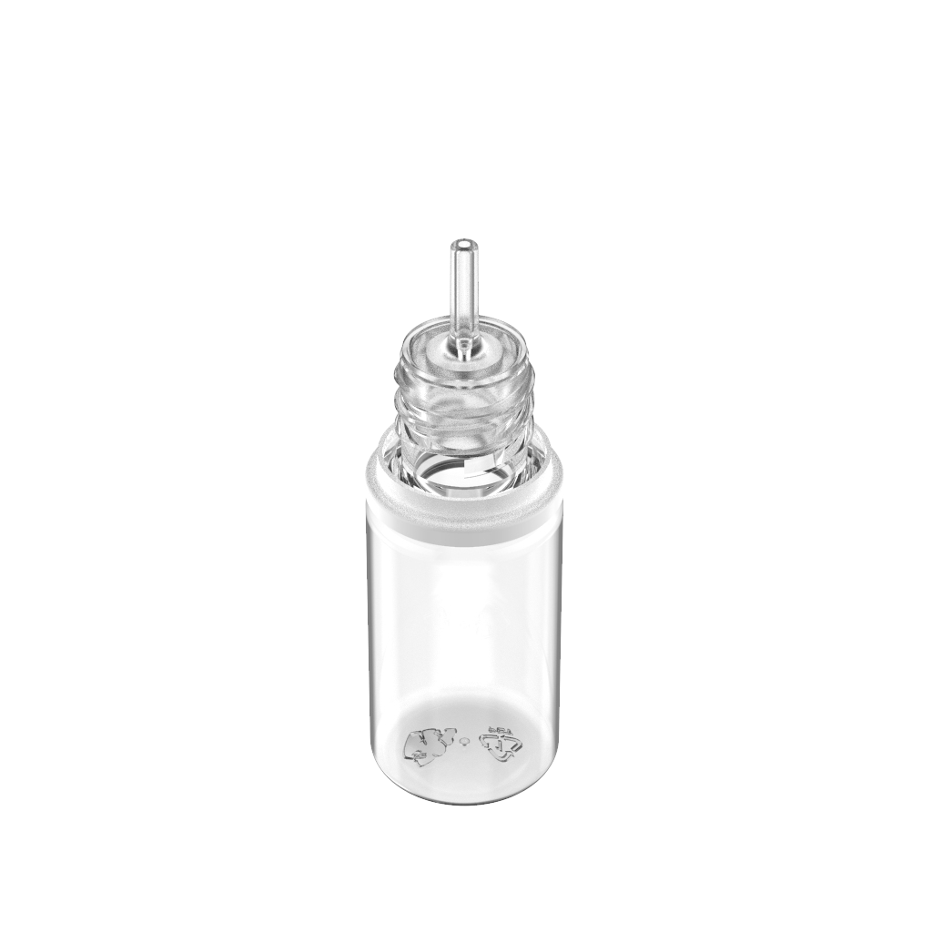 Chubby Gorilla - 10ML Unicorn Bottle - Clear Bottle / White Cap - V3 - Copackr.com