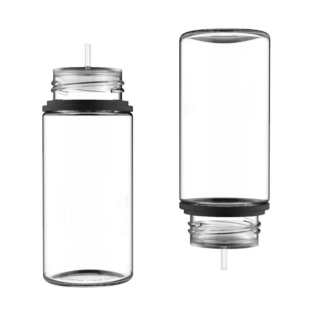 Chubby Gorilla - 100ML Unicorn Bottle - Clear Bottle / Black Cap - V3 - Copackr.com