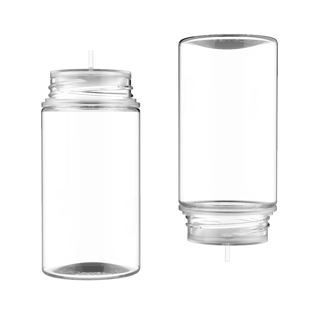 Chubby Gorilla - 200ML Unicorn Bottle - Clear Bottle / Natural Cap - V3 - Copackr.com