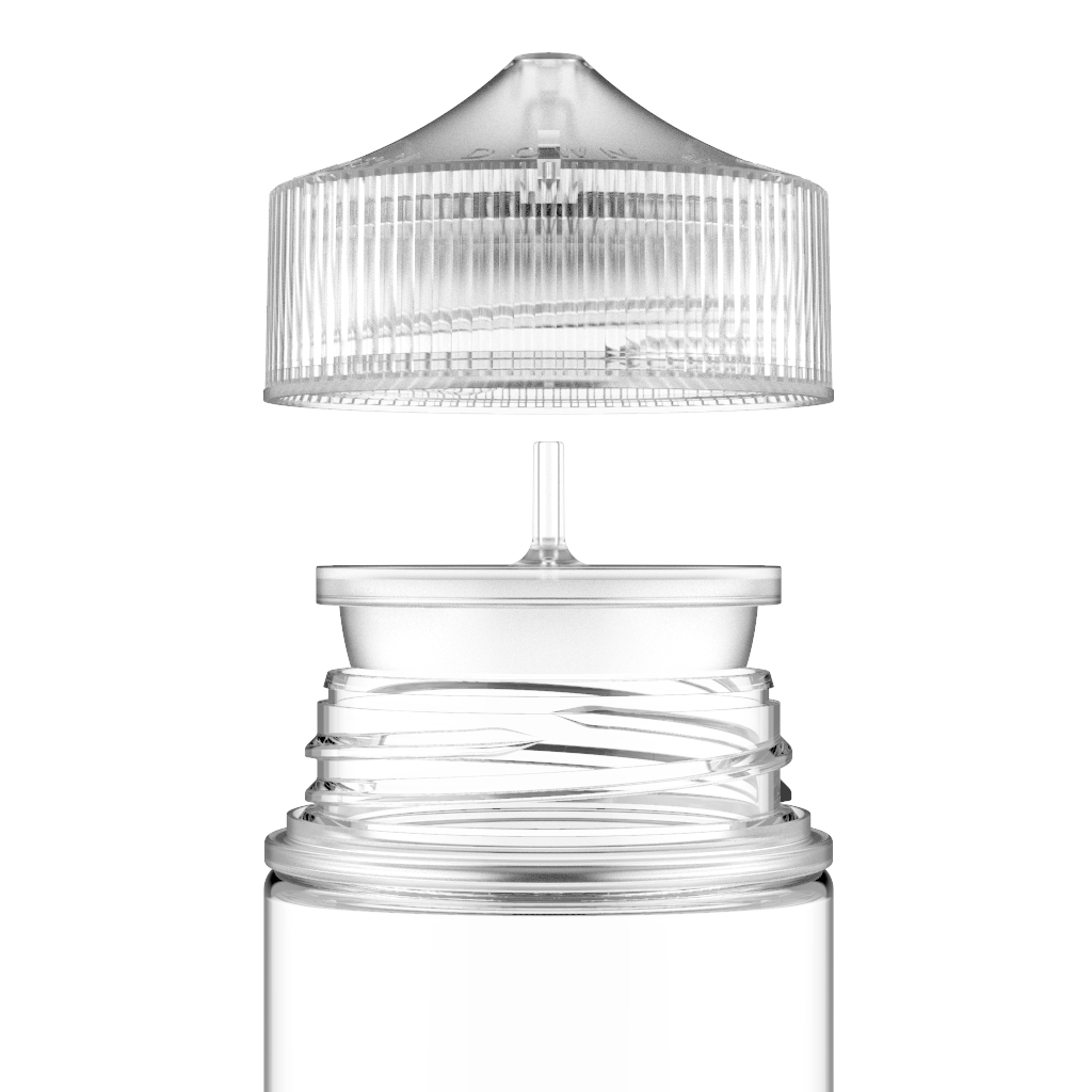 Chubby Gorilla - 200ML Unicorn Bottle - Clear Bottle / Natural Cap - V3 - Copackr.com