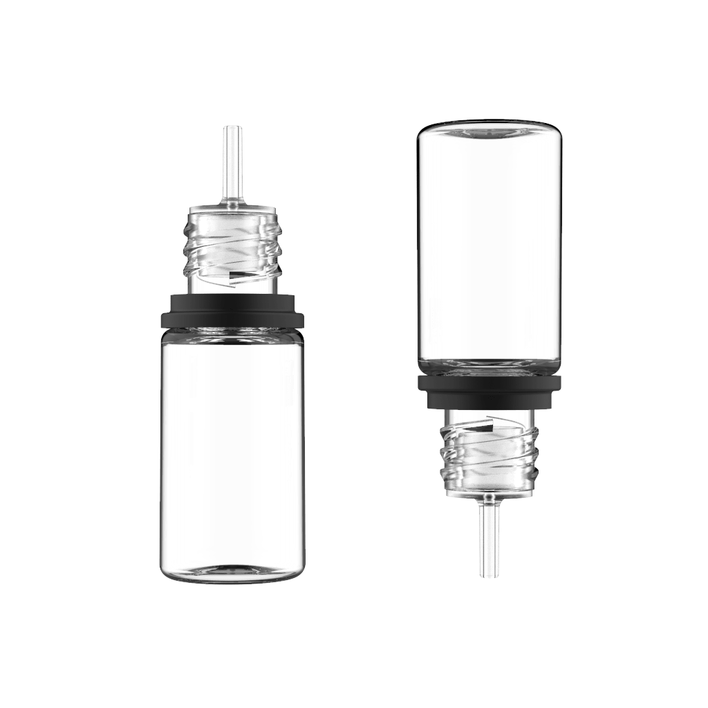 Chubby Gorilla - 10ML Unicorn Bottle - Clear Bottle / Black Cap - V3 - Copackr.com