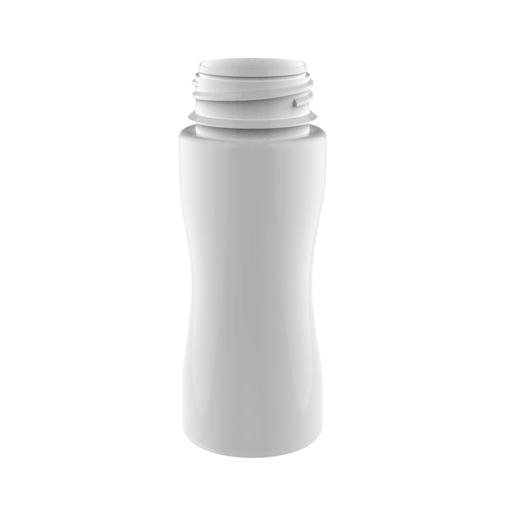 Chubby Gorilla - 120ML Unicorn Bottle - Solid White Bottle / White Cap - V3 - Copackr.com