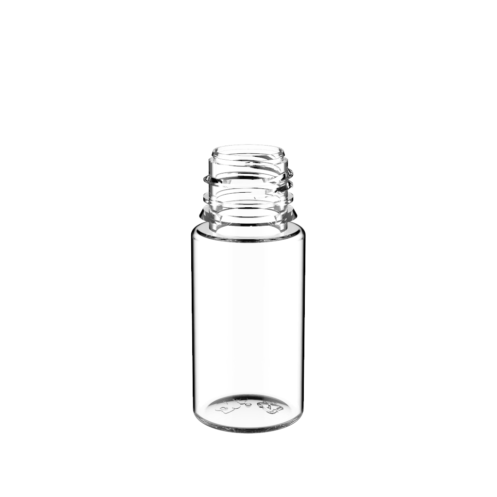 Chubby Gorilla - 30ML Stubby Unicorn Bottle - Clear Bottle / White Cap - V3 - Copackr.com