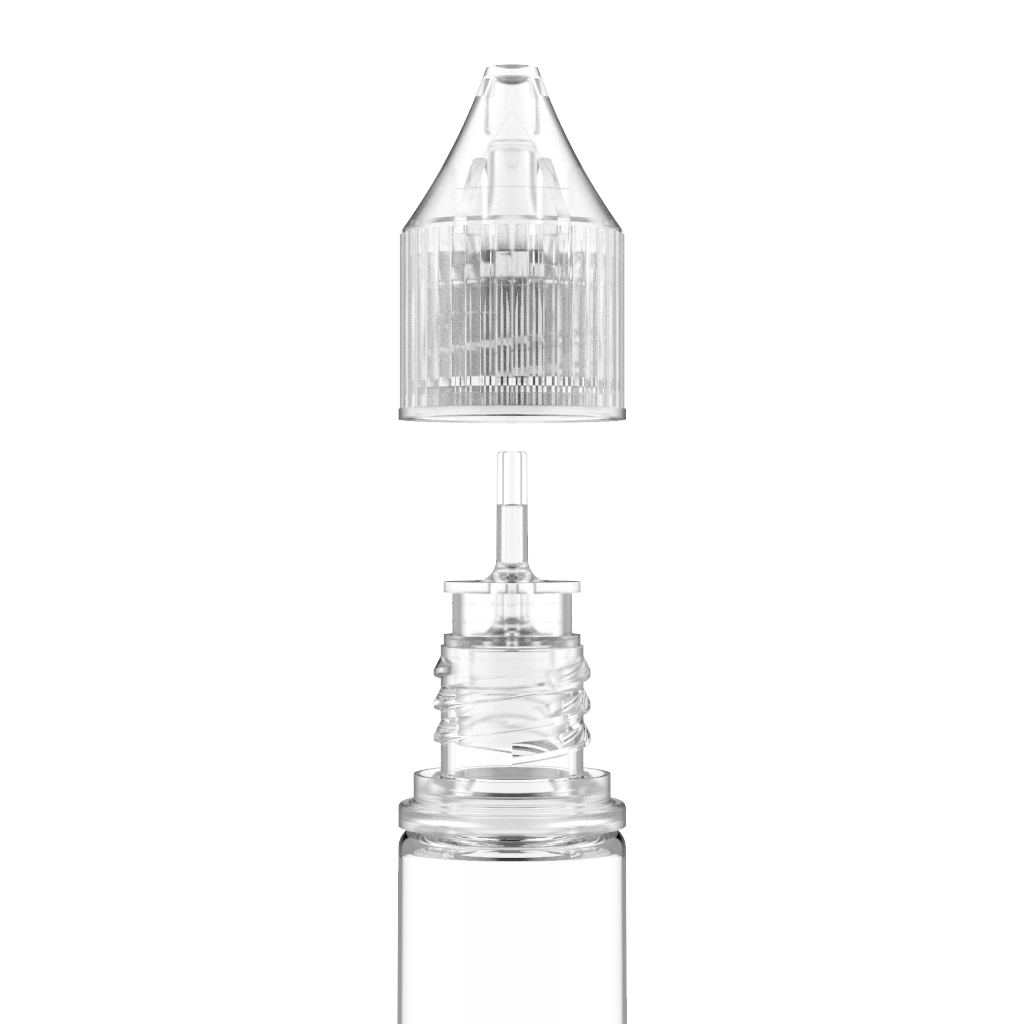 Chubby Gorilla - 30ML Unicorn Bottle - Clear Bottle / Clear Cap - V3 - Copackr.com