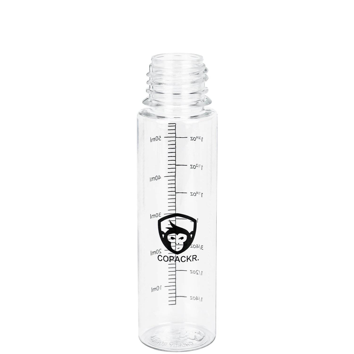Copackr Branded Chubby Gorilla V3 Dropper Bottle : 60ml Plastic Bottles with Measurement - Copackr.com